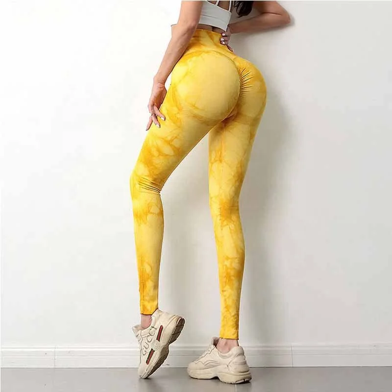 Tie Dye Printed Leggings...